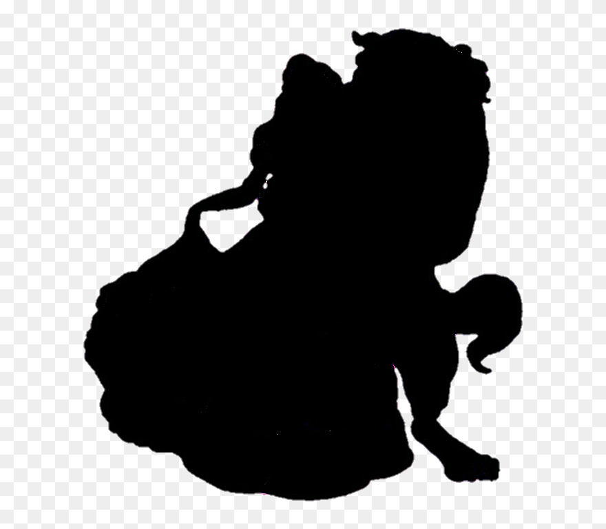 Simba Mufasa Nala Ariel The Lion King - Beauty And The Beast Silhouette Clipart