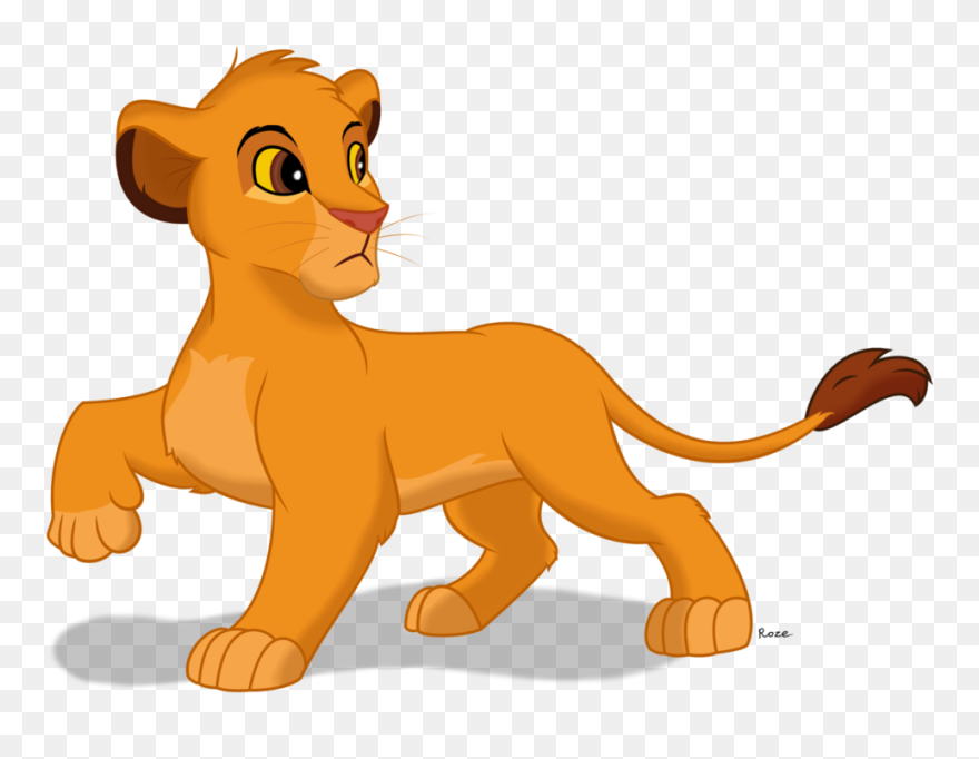 Simba By Roze23 - Masai Lion Clipart