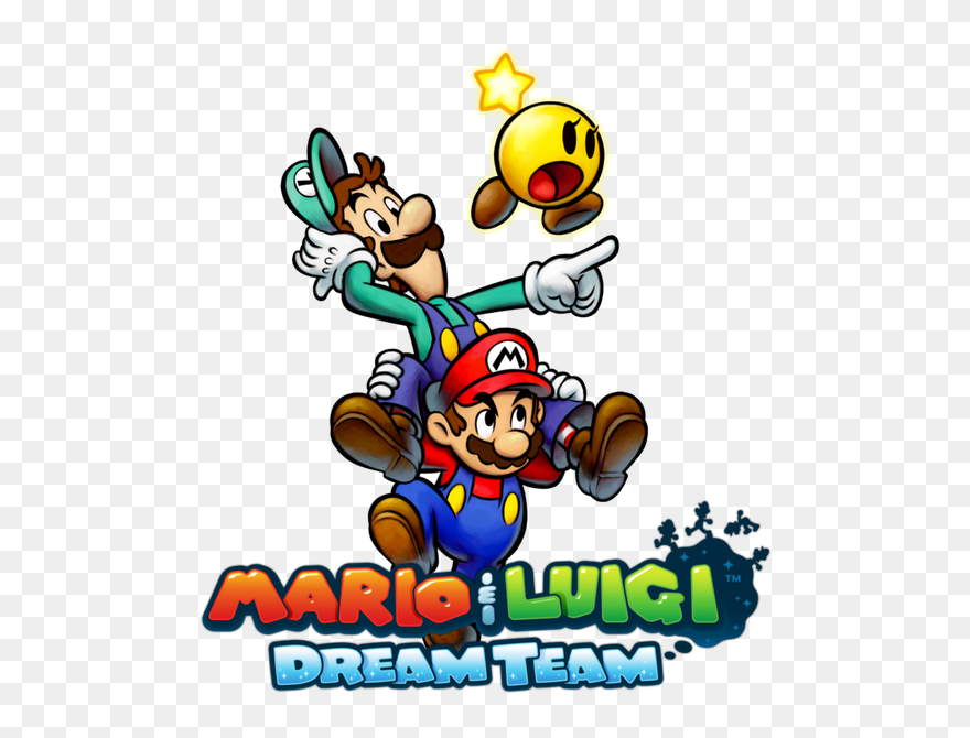 Dreaming Clipart Dream Team - Mario And Luigi Dream Team - Png Download
