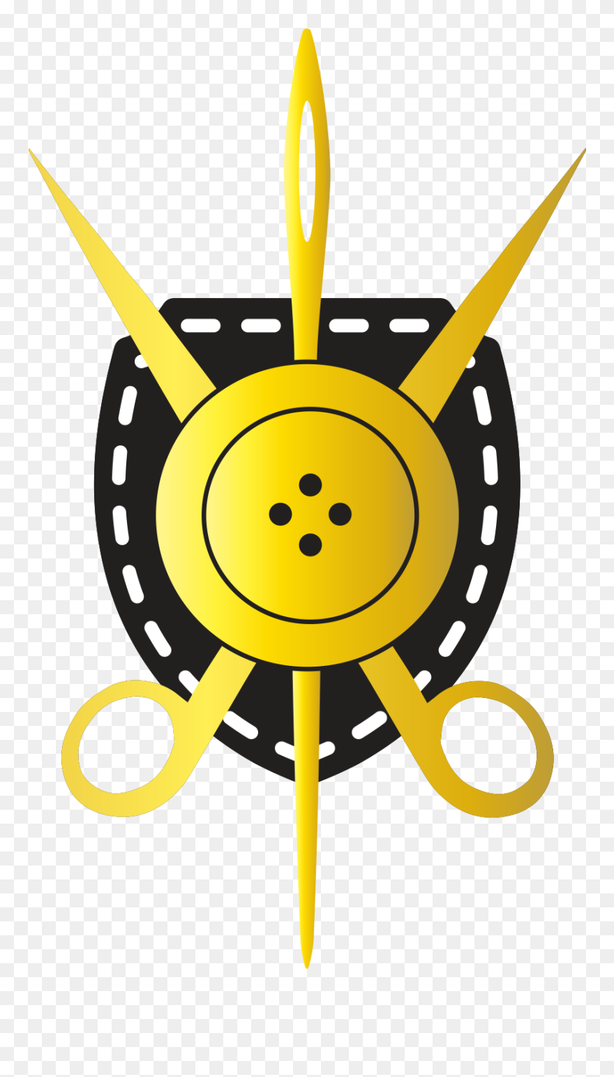 Metro Art Dept Sewing Logo - Circle Clipart