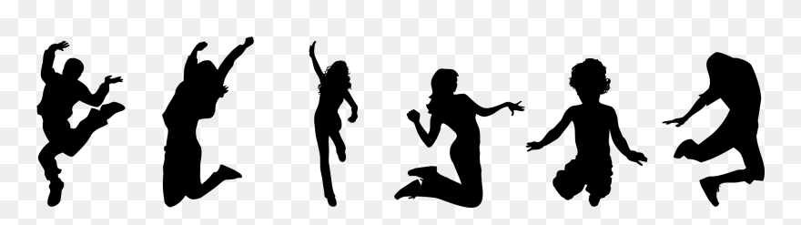 Silhouette At Getdrawings Com - Jump Trampoline Park Black Clipart