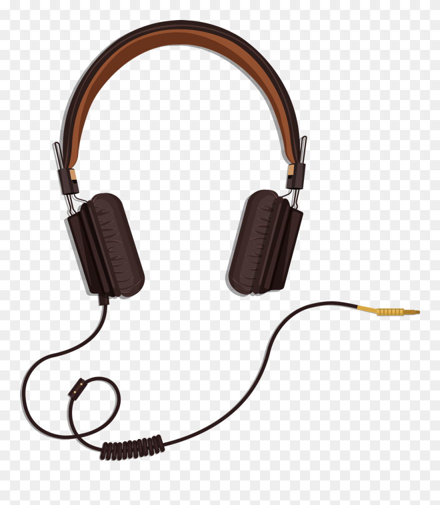 Headphones Audio Blog Clip Art - Headphones With Wire Png Transparent Png