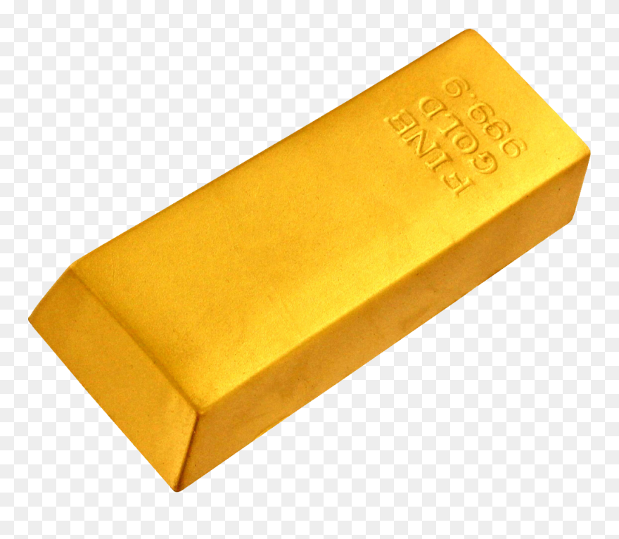 Gold Clipart Gold Nugget - Transparent Gold Brick - Png Download