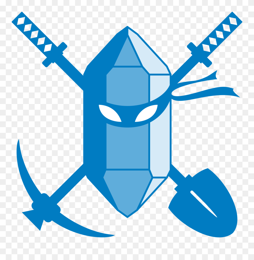 Mineral Ninja Fine Minerals - Emblem Clipart