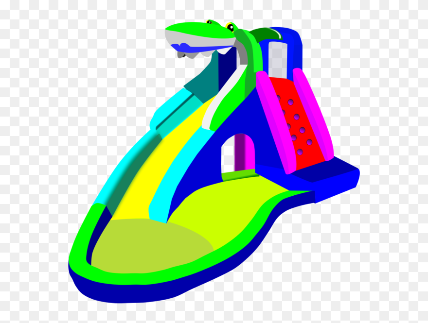 Water Slide Recreation Clip Art - Png Download