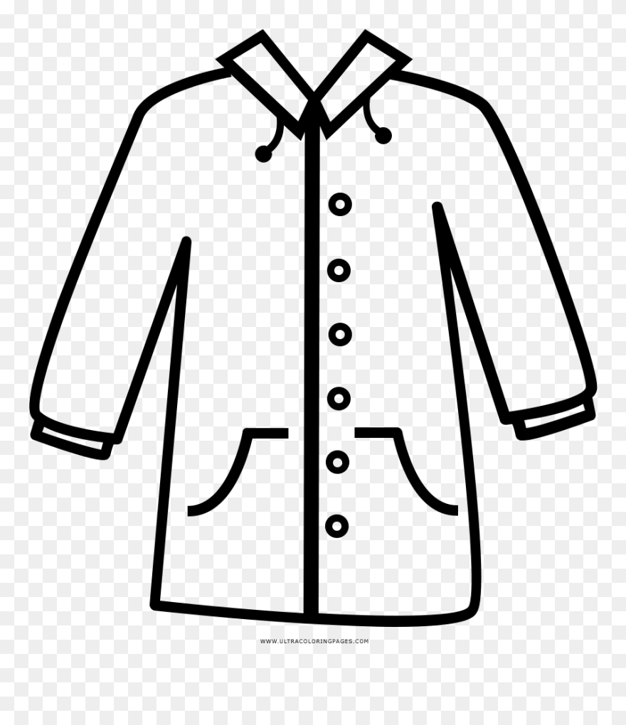 Collection Of Free Coat Drawing Coloring Page Download - Prendas De Vestir Para Dibujar Clipart