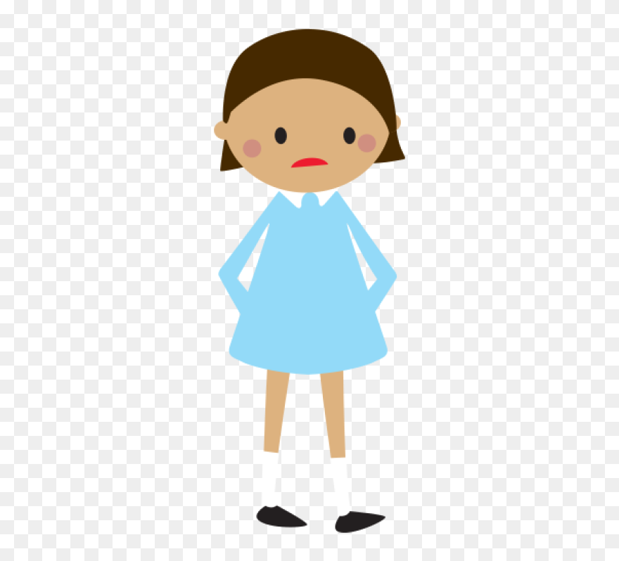 Worried Girl Clipart Png Transparent Png