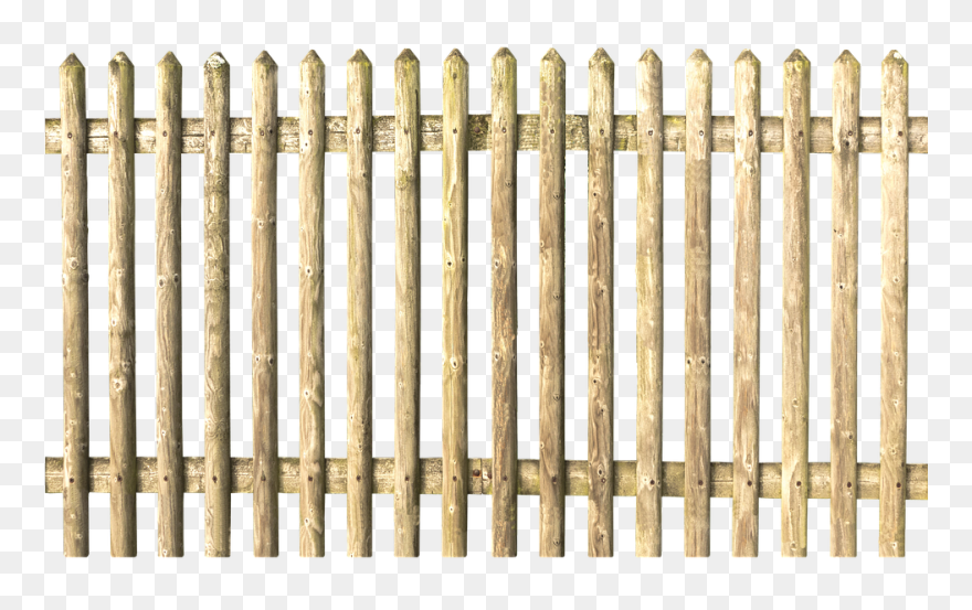 Transparent White Picket Fence Clipart - Png Download