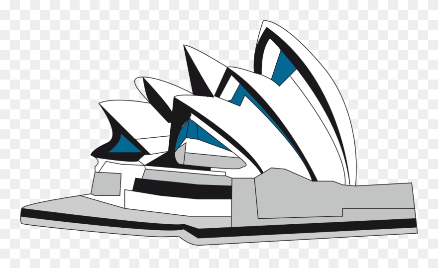 Sydney Opera House Svg Clipart