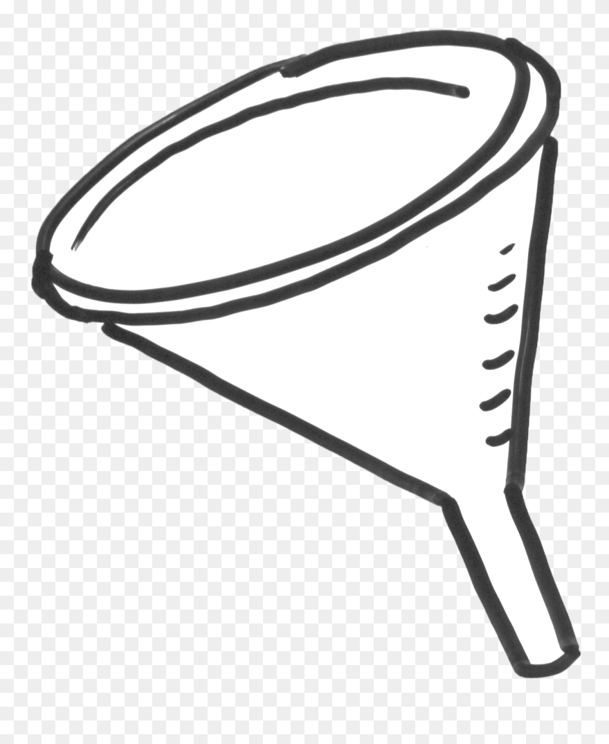 Download Hd Sales Video - Drawing Of A Funnel Clipart