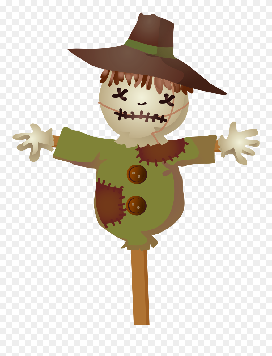 Skinny Cross Clipart Picture Free Stock Free Scarecrow - Png Download
