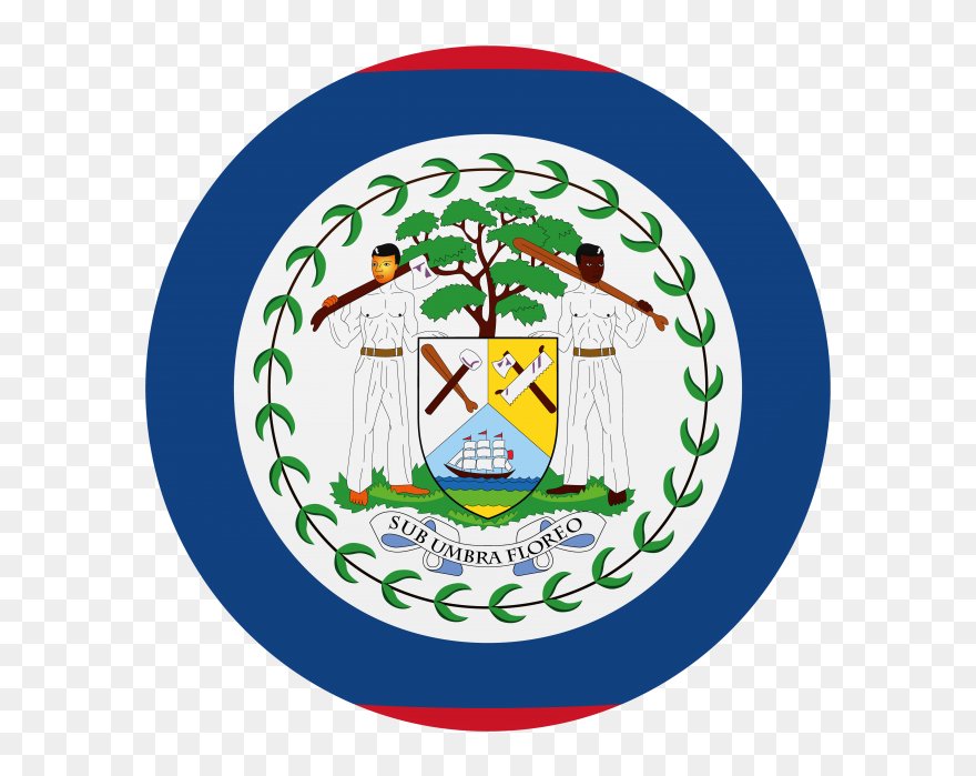 Red Blue Flag With White Circle Clipart , Png Download - Blue Flag With Circle Transparent Png
