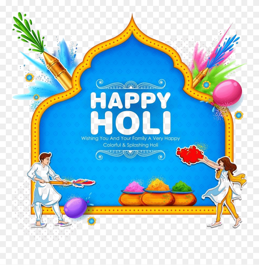 Download Holi Clipart - Transparent Holi Clipart Png