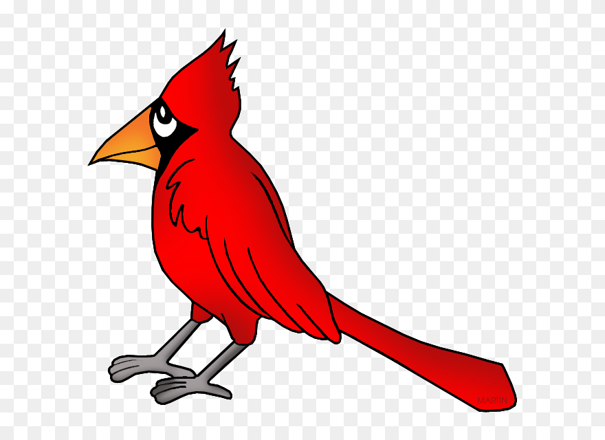 Northern Cardinal Bird Clip Art - Cardinal Clip Art - Png Download