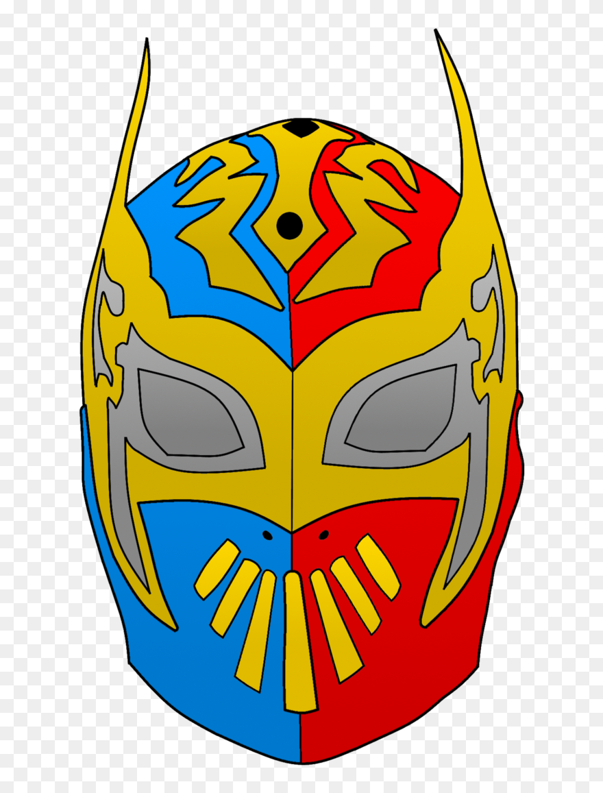 Transparent Hero Mask Png - Sin Cara Mask Png Clipart