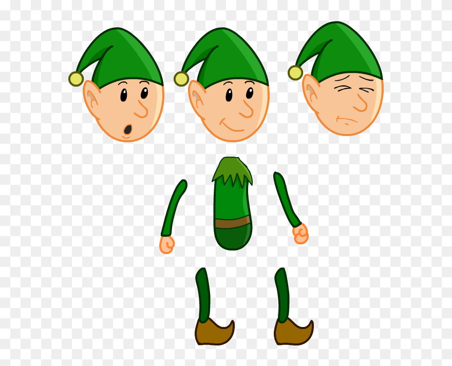 2d Skeletal Animation With Spine Tutorial - 2d Character Body Parts Clipart