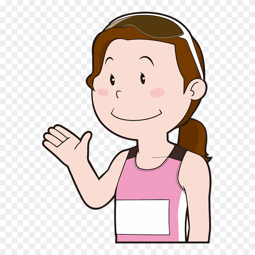 Track And Field Athlete Clipart - Reporter Clipart Png Transparent Png
