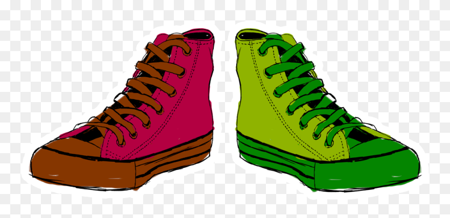 Shoe Sneakers Designer Footwear - Cartoon Shoes Png Clipart