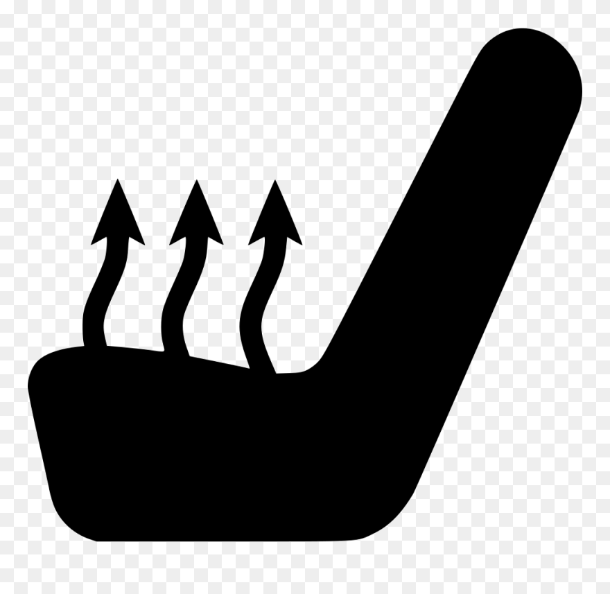 Car Seat Temperature Comments - Car Seat Icon Clipart