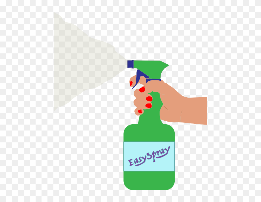 Hand Spray - Remix - Spray Bottle Transparent Background Clipart