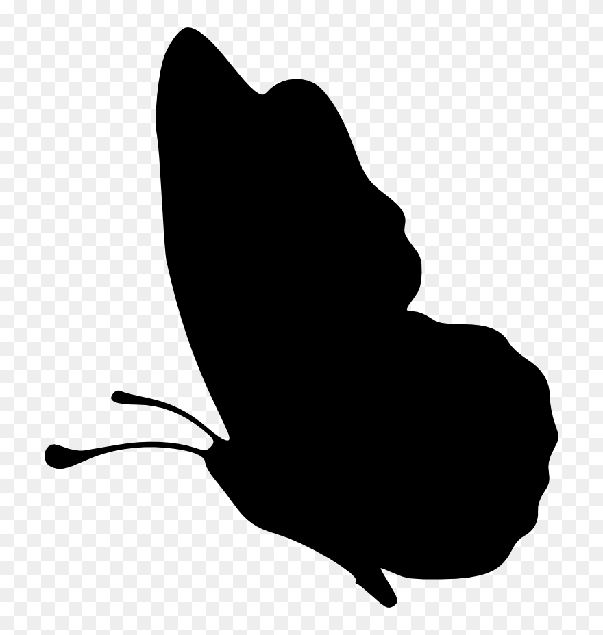 Transparent Background Butterfly Silhouette Png Clipart