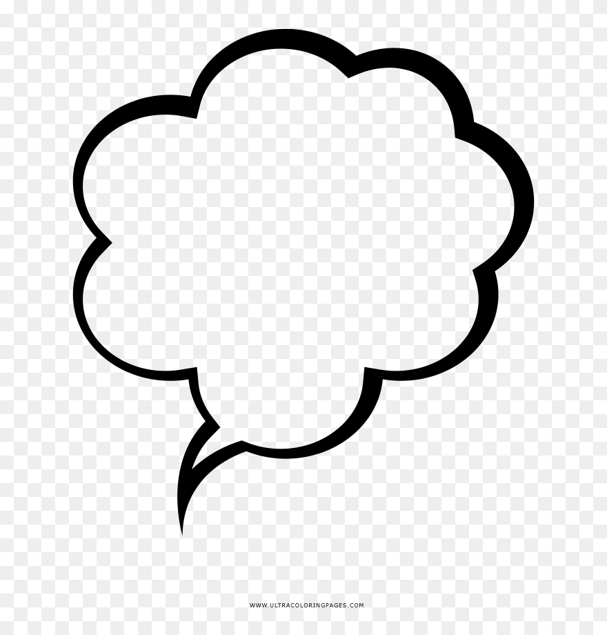 Transparent Speech Bubble Clip Art - Balão De Conversa Png