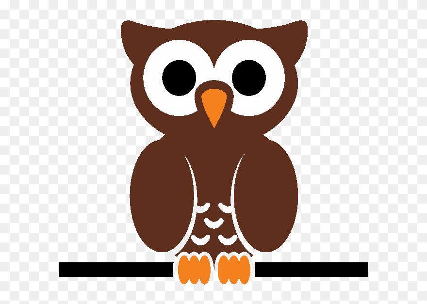 Owl On A Branch Svg Clip Arts - Screech Owl Clip Art - Png Download