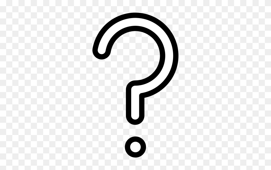 Question Mark Outline Icon Png Clipart