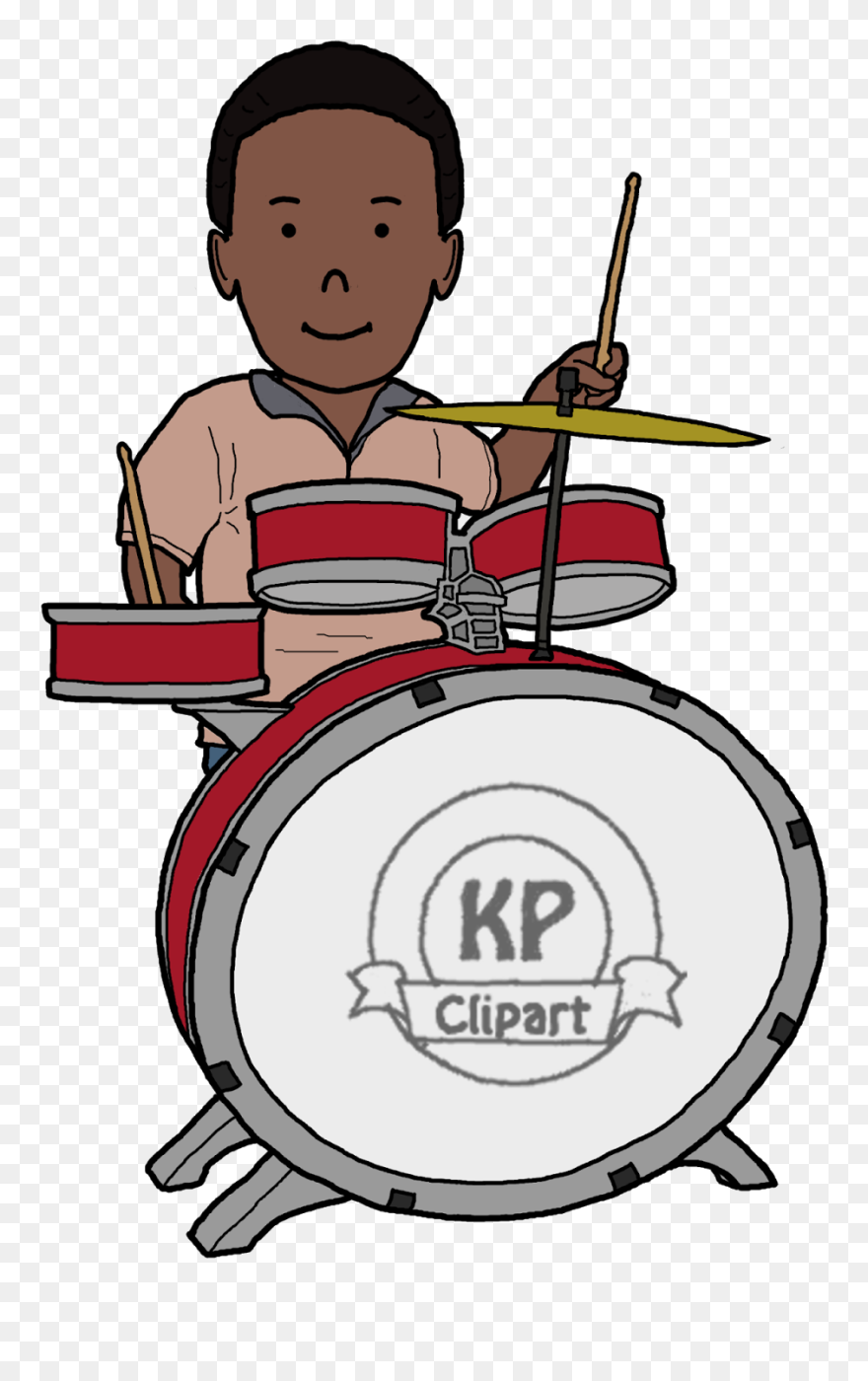Drum Clipart Music Class - Drummer - Png Download