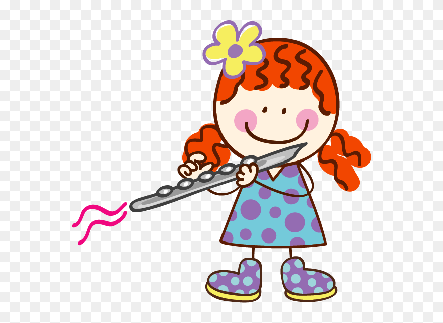 Flute Character 1 - Clip Art - Png Download