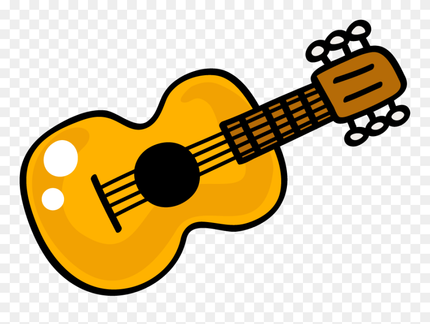 Guitar - Playing An Instrument Clipart