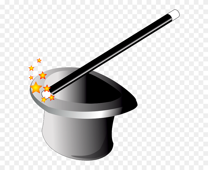 Magic-25744 - Magic Wand Clip Art - Png Download