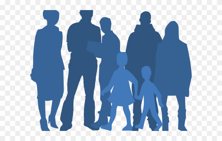 Transparent Group Of People Waving Goodbye Clipart - Groups Of People Png Silhouette Png