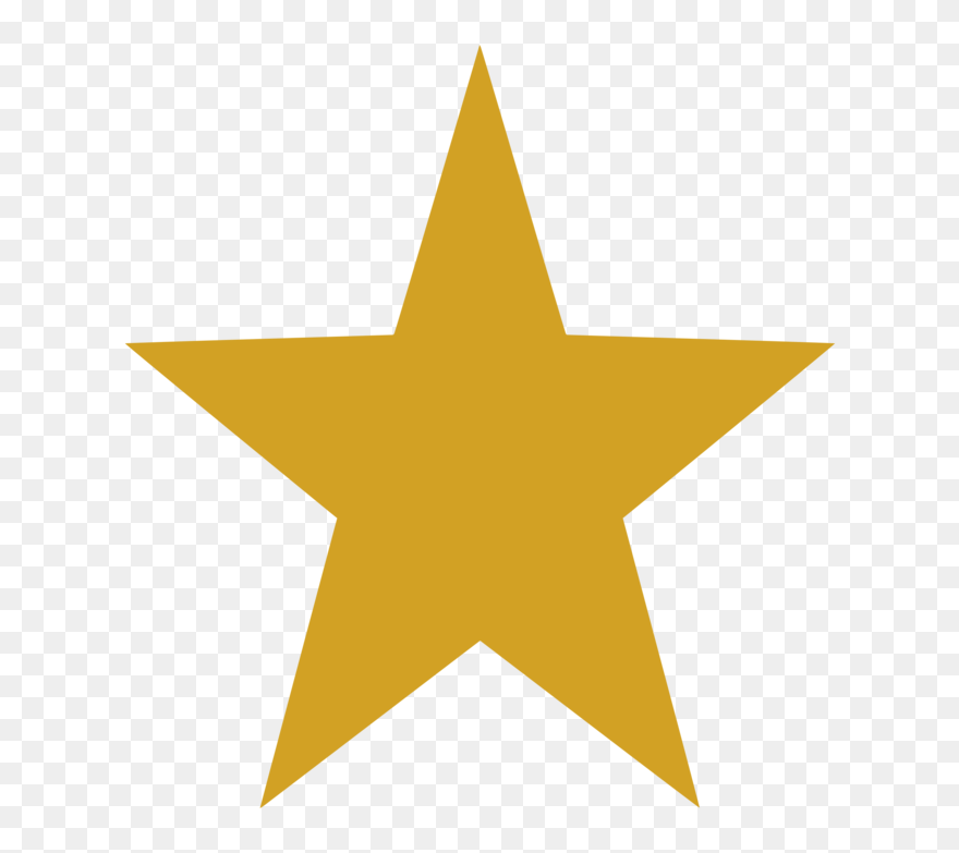 Gold Star Clipart Png Transparent Png