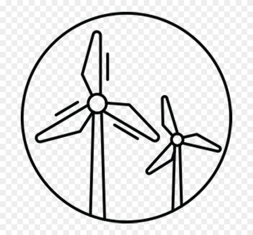 Turbina Ikona - Wind Power Clipart