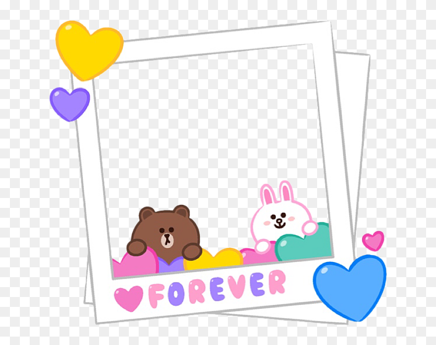Transparent Cute Frame Clipart - Love Brown And Cony - Png Download