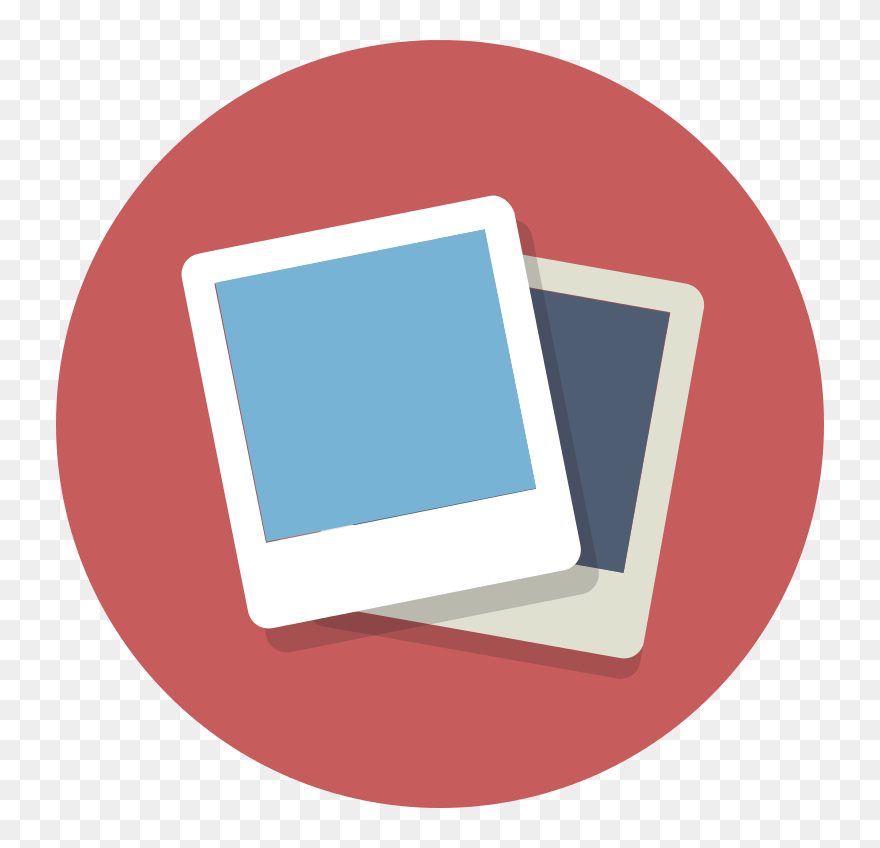 Circle Icons Polaroids - Polaroid Icon Png Clipart