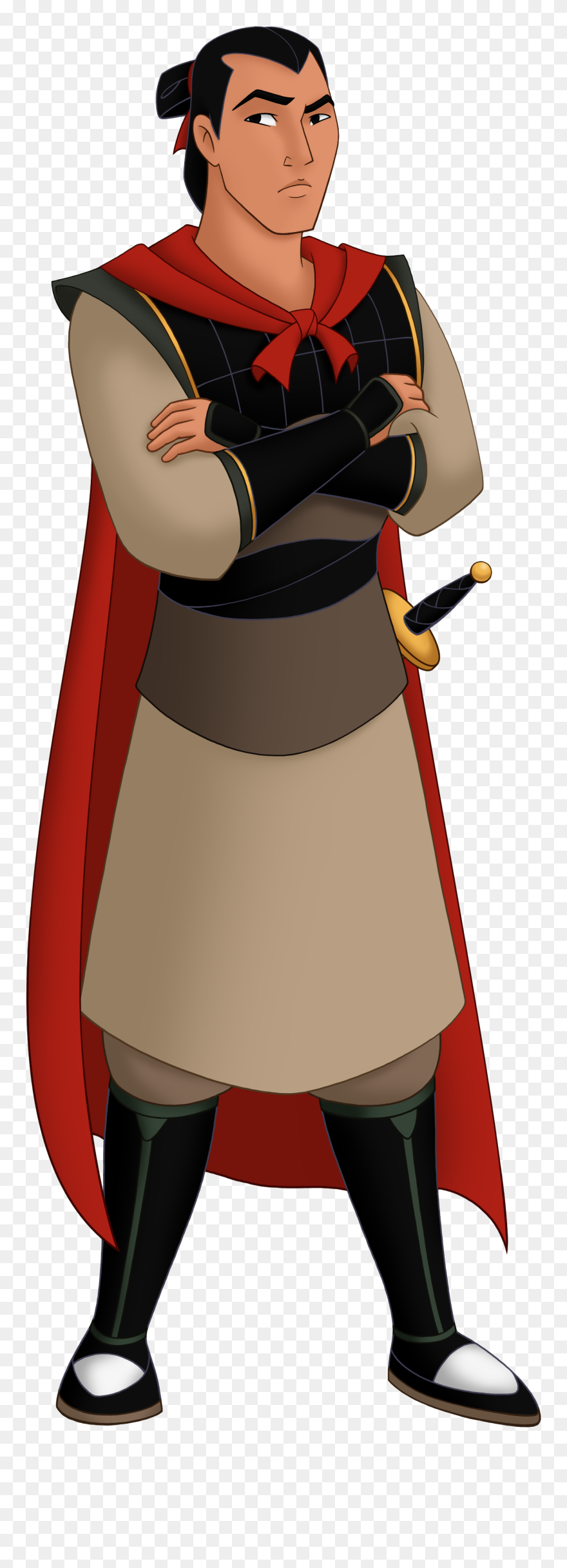 Character Clipart Mulan - Mulan Characters Li Shang - Png Download