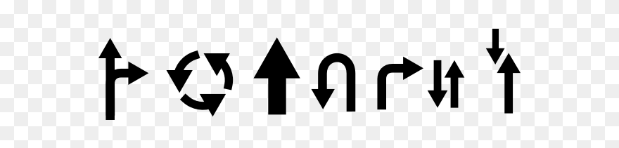 Road Directions Clipart