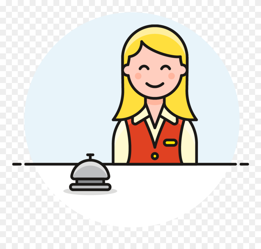 Receptionist Clipart - Png Download