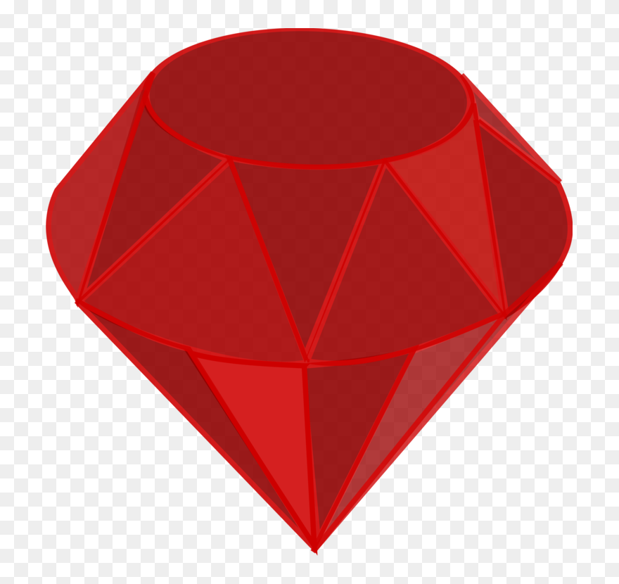 Drawing Gemstones Ruby - Ruby Clipart - Png Download