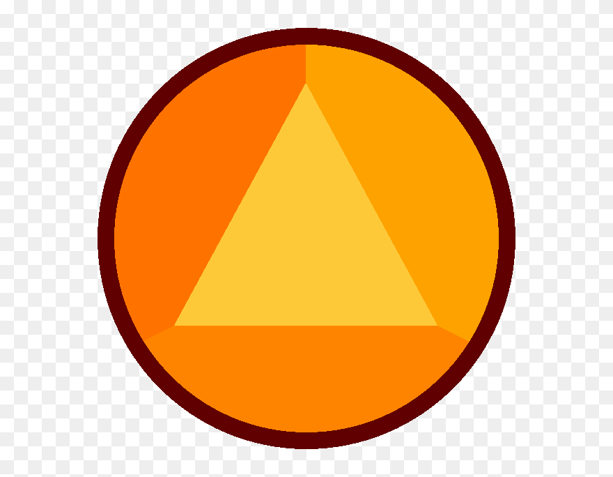 Transparent Gem Clipart - Orange Sapphire Gem Steven Universe - Png Download