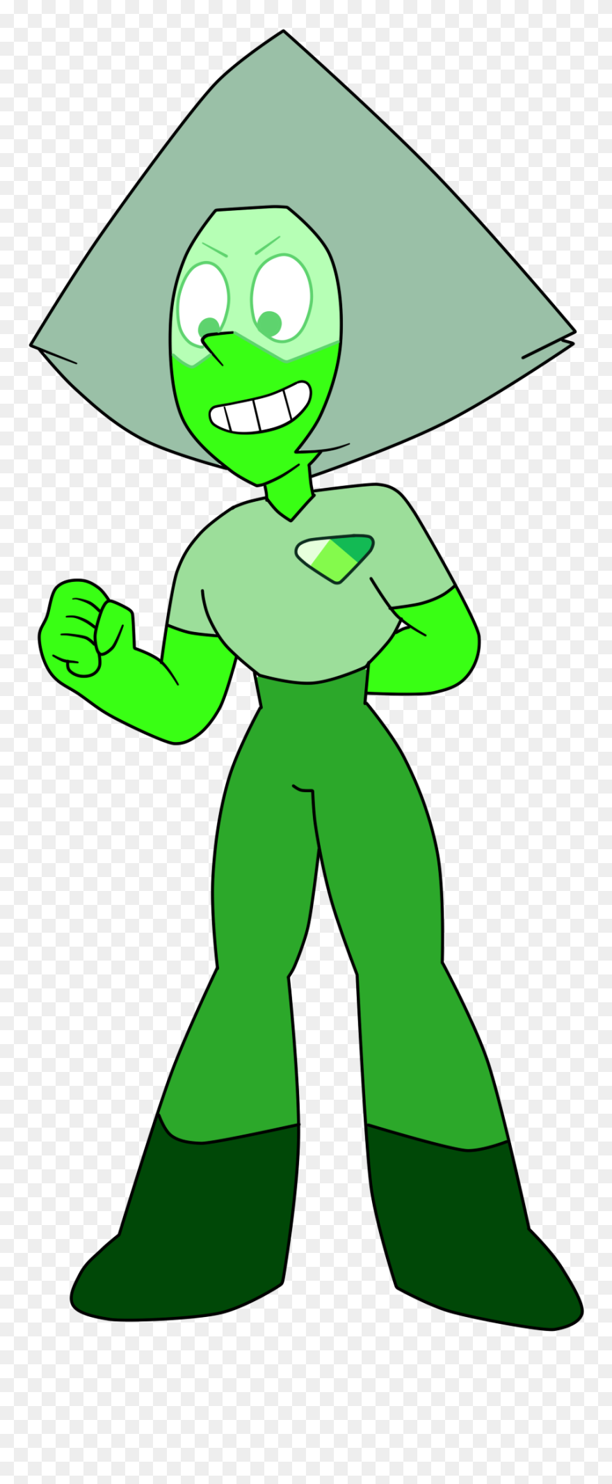 Gems Clipart Peridot - Cartoon - Png Download