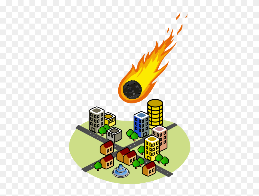 Asteroid And The City - Office Building Clip Art - Png Download