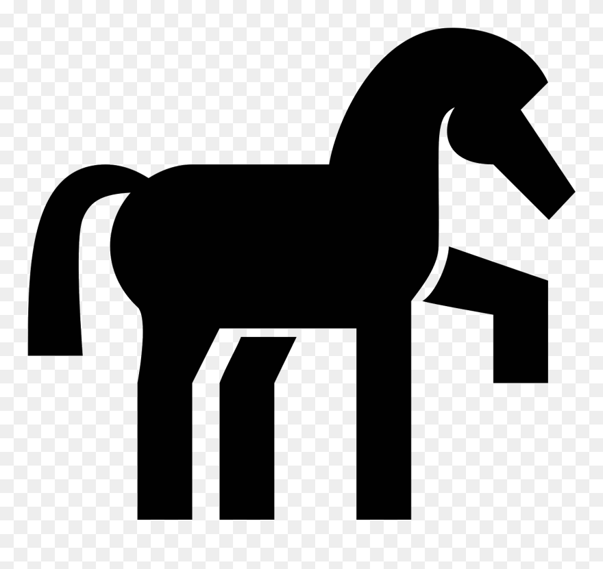 This Icon Represents A Horse Stallion - Stallion Clipart