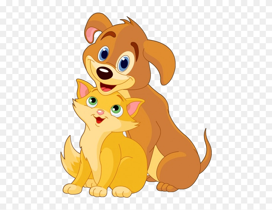 Vaccination Clinic - Dog And Cat Cartoon Png Clipart