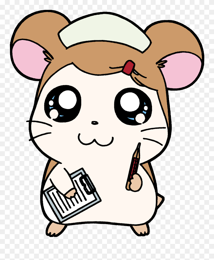 Transparent Sick Clipart - Sick Hamster Cartoon - Png Download