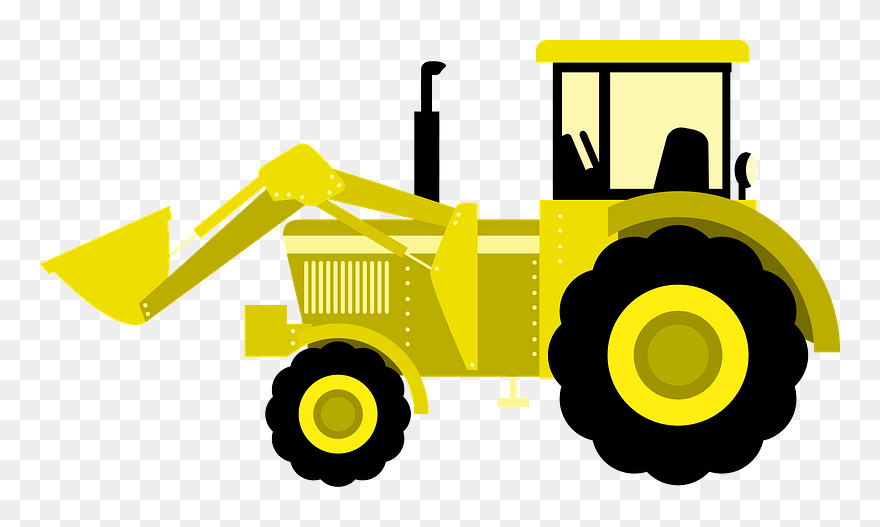 Tractor2 Clipart - Tractor Clipart - Png Download