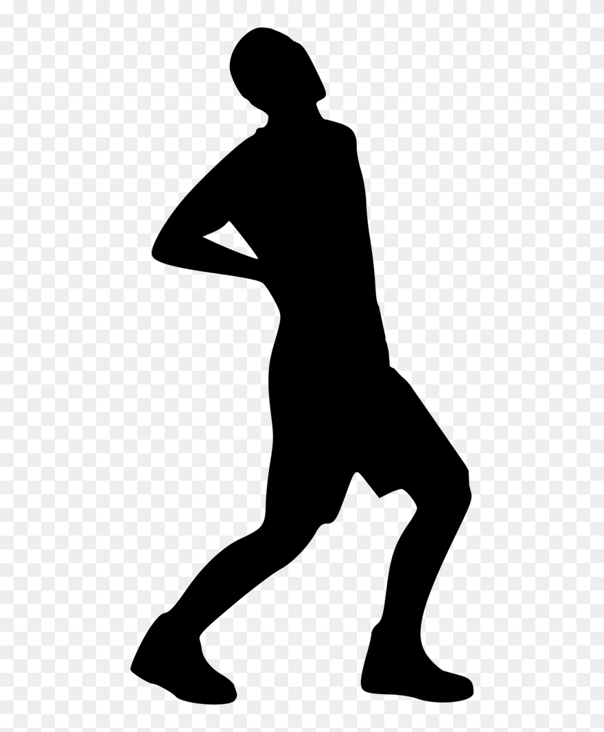 Silhouette Back Pain Man - Back Pain Silhouette Clipart