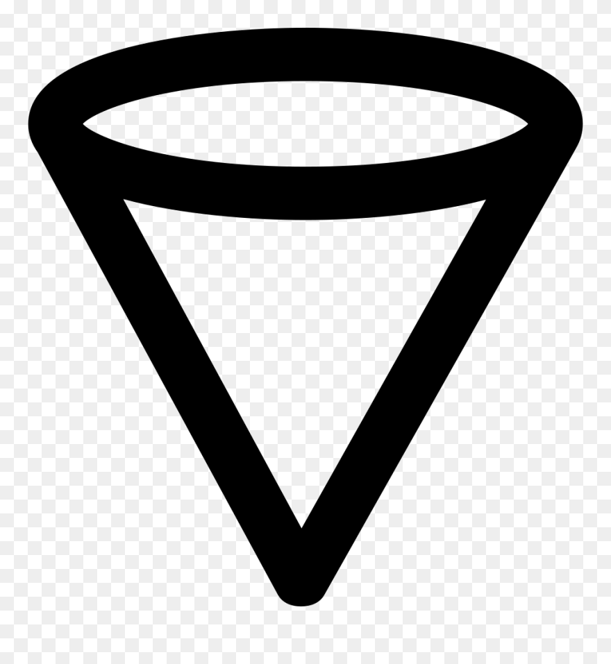Cone Shape Png - Upside Down Cone Shape Clipart